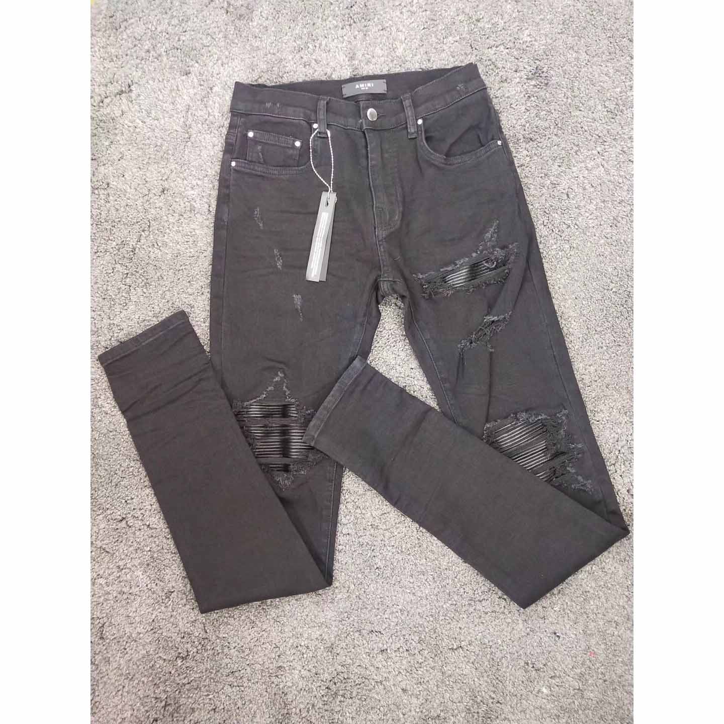 Amiri Art Broken Jeans Hm205 - Jeupeter