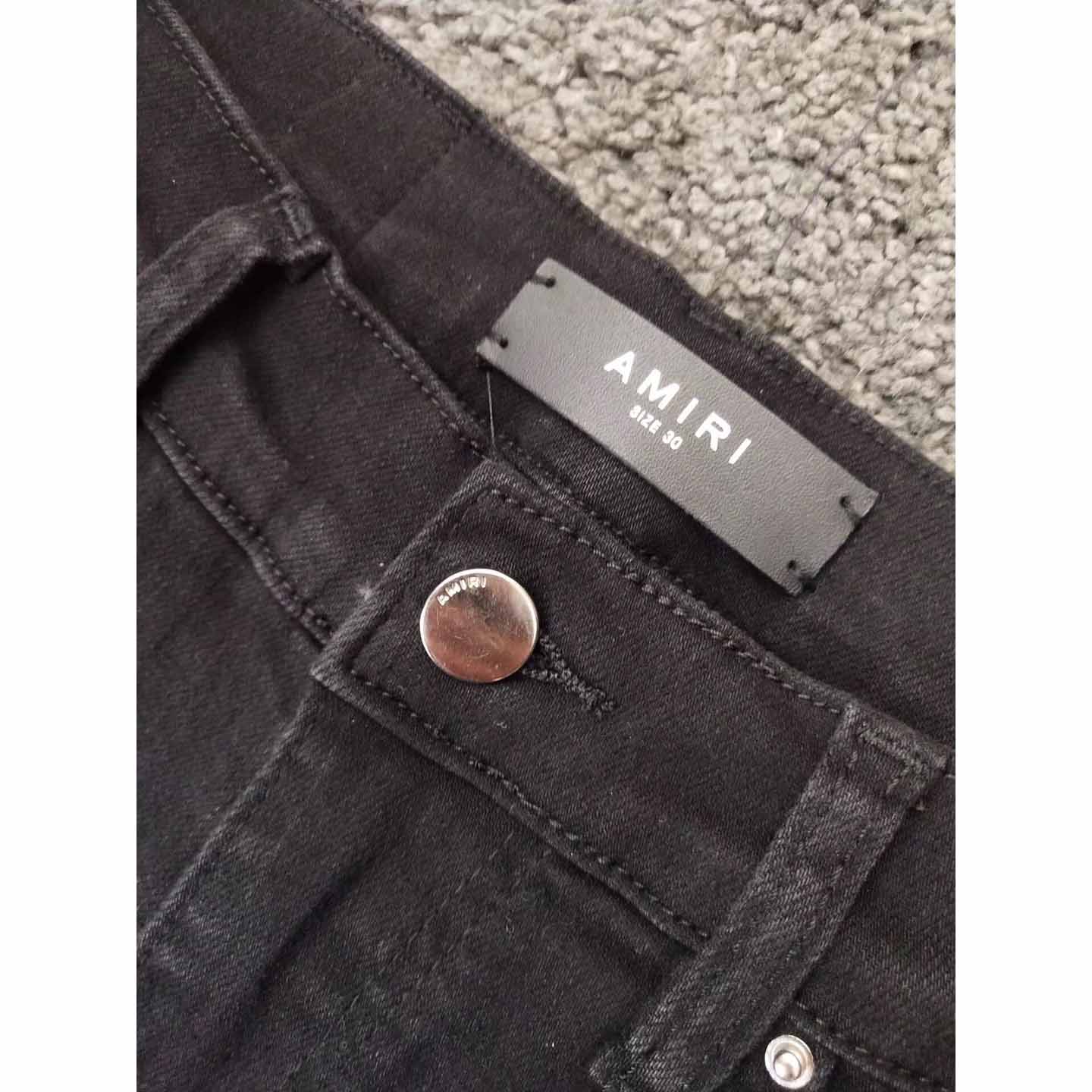 Amiri Art Broken Jeans Hm205 - Jeupeter
