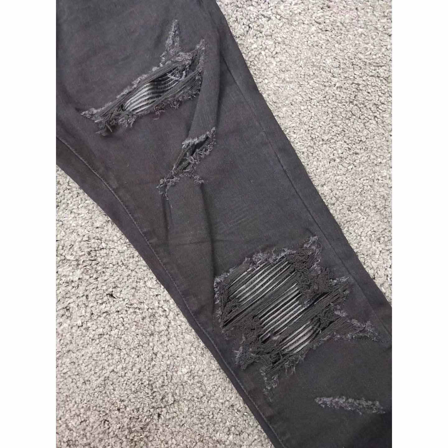 Amiri Art Broken Jeans Hm205 - Jeupeter