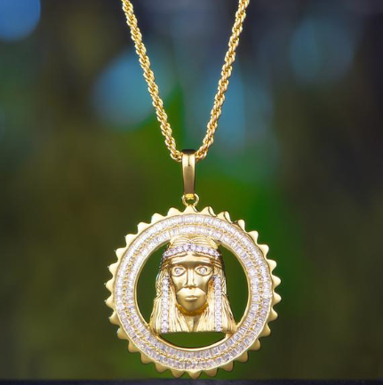 DBZ 14K Gold Dog Tag Jesus - Jeupeter