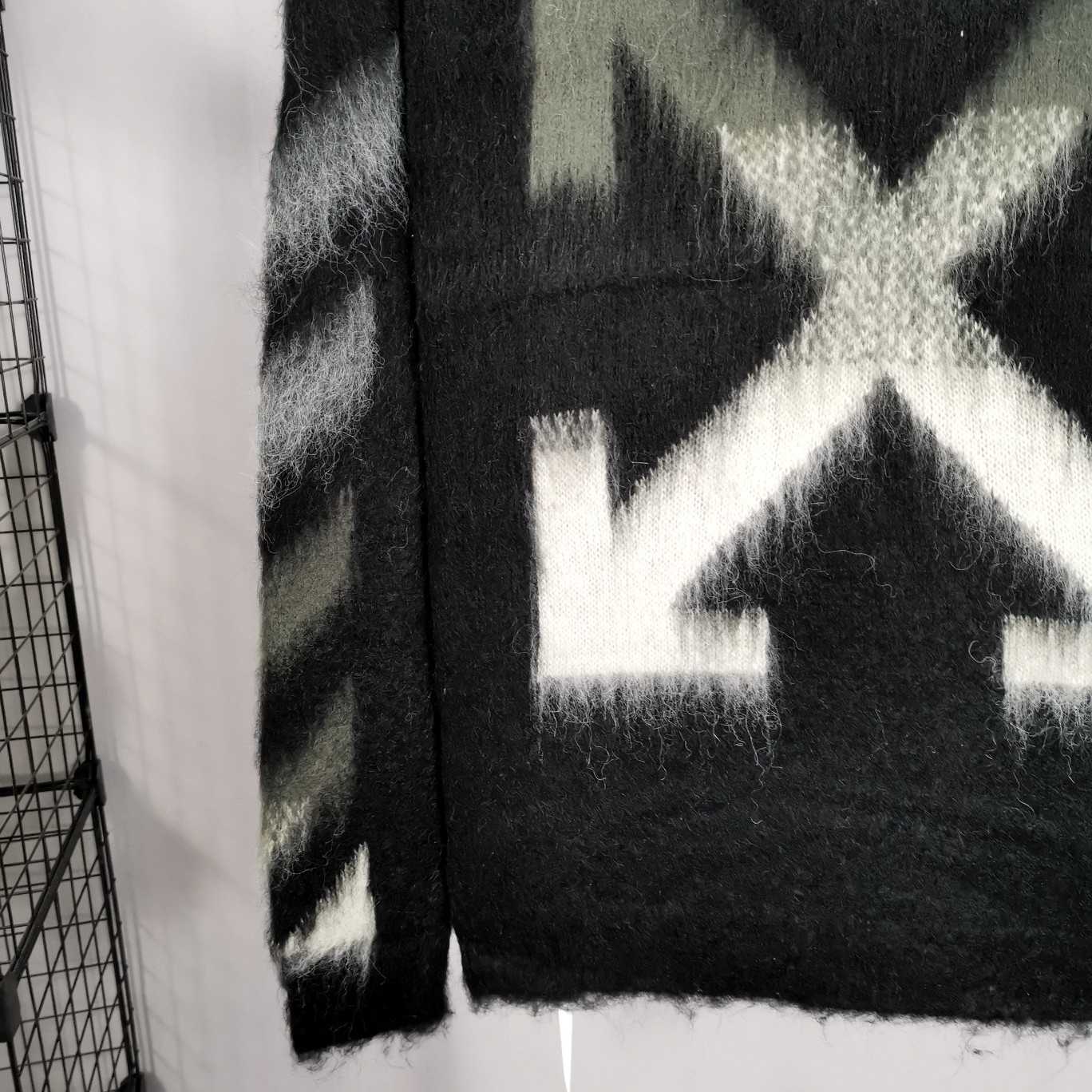 Off White Brushed Mohair Knitwear - Jeupeter