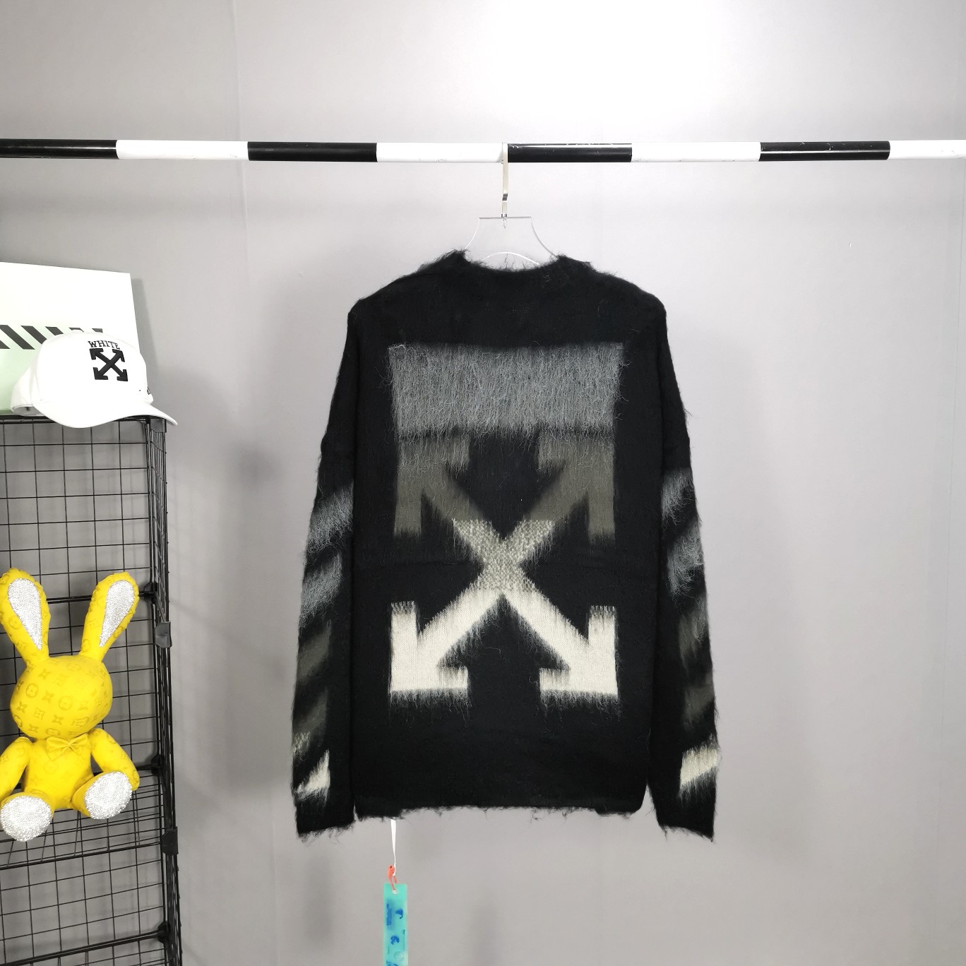Off White Brushed Mohair Knitwear - Jeupeter