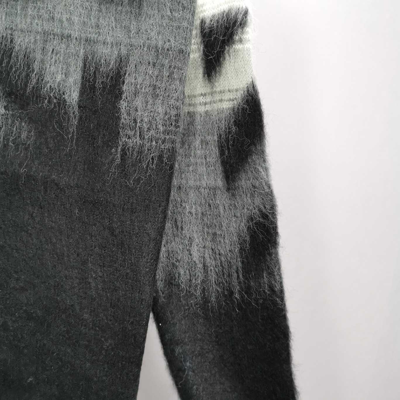 Off White Brushed Gradient-Effect Jumper - Jeupeter