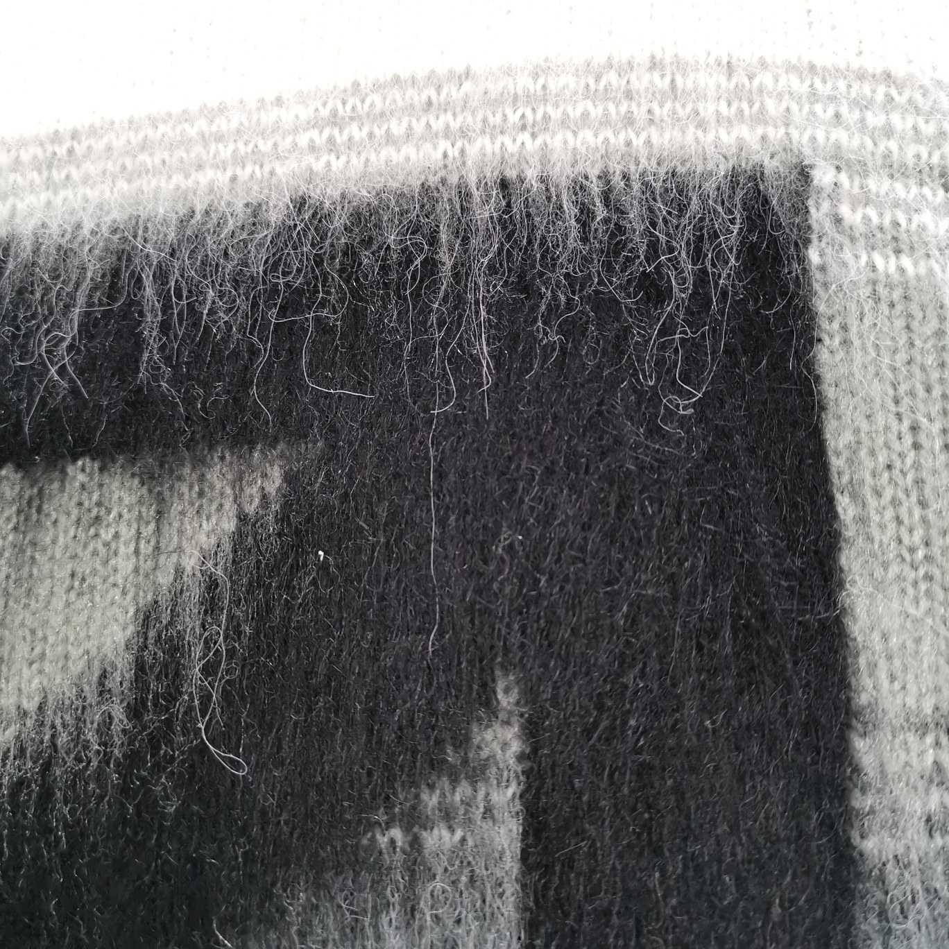 Off White Brushed Gradient-Effect Jumper - Jeupeter