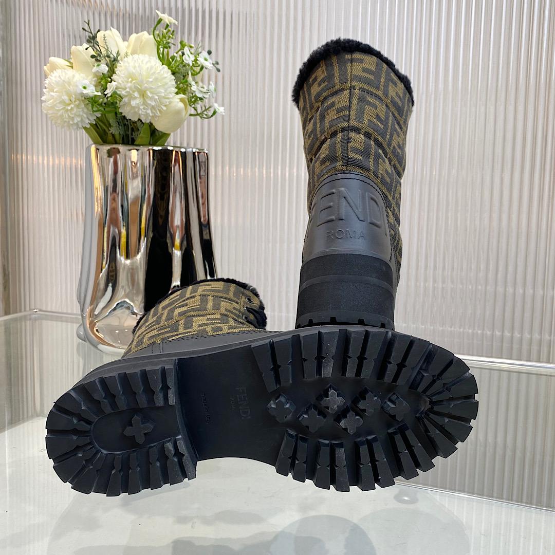 Fendi Signature Biker Boots - Jeupeter