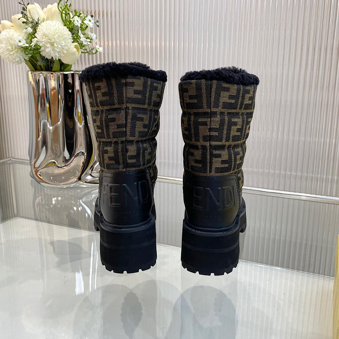 Fendi Signature Biker Boots - Jeupeter