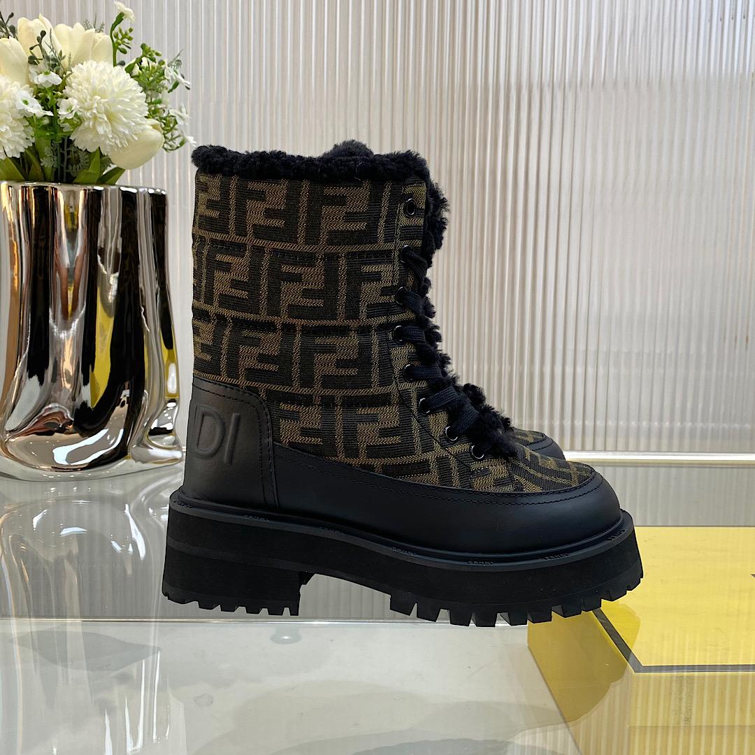 Fendi Signature Biker Boots - Jeupeter