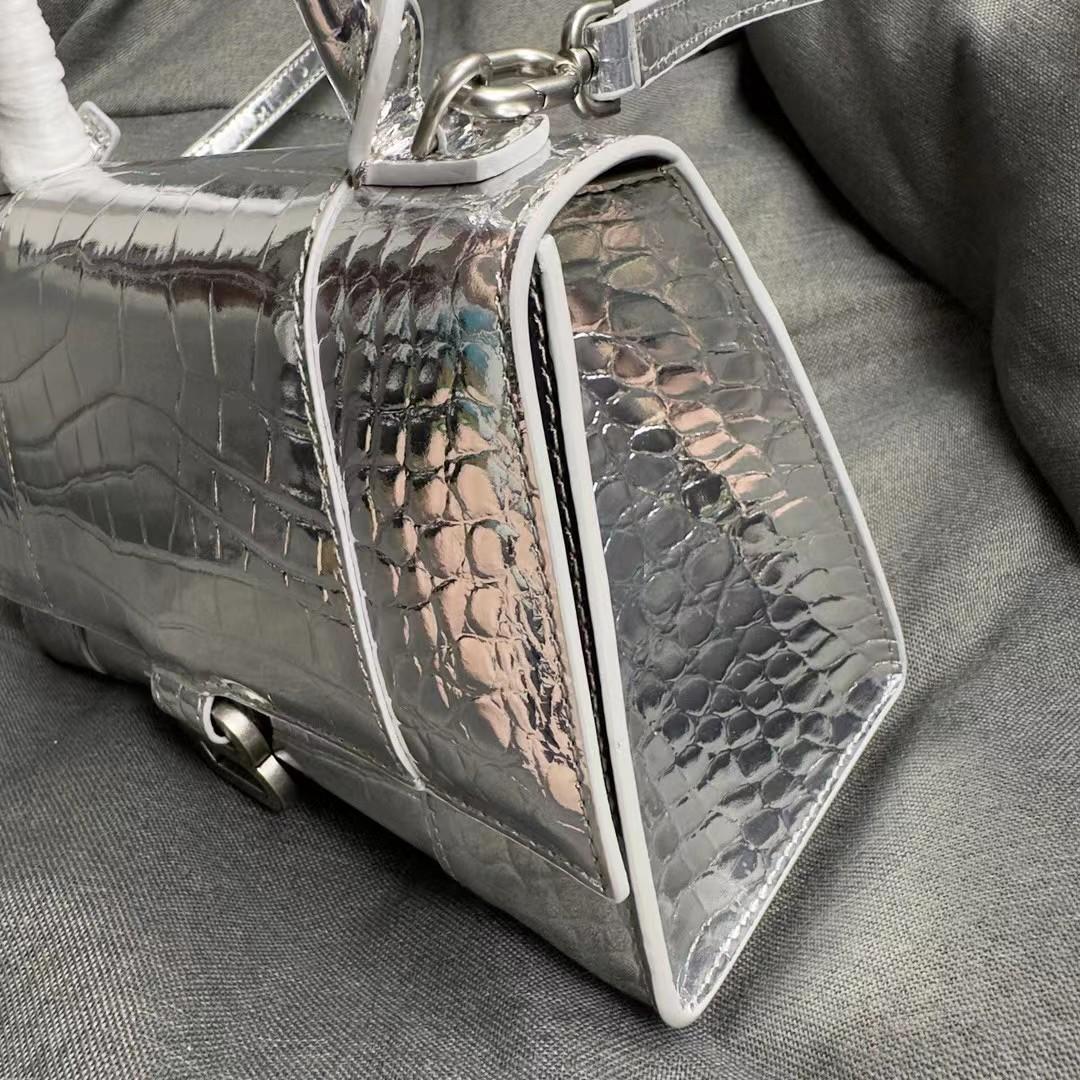 Balenciaga Hourglass XS Embossed Handbag (23-15-10cm) - Jeupeter