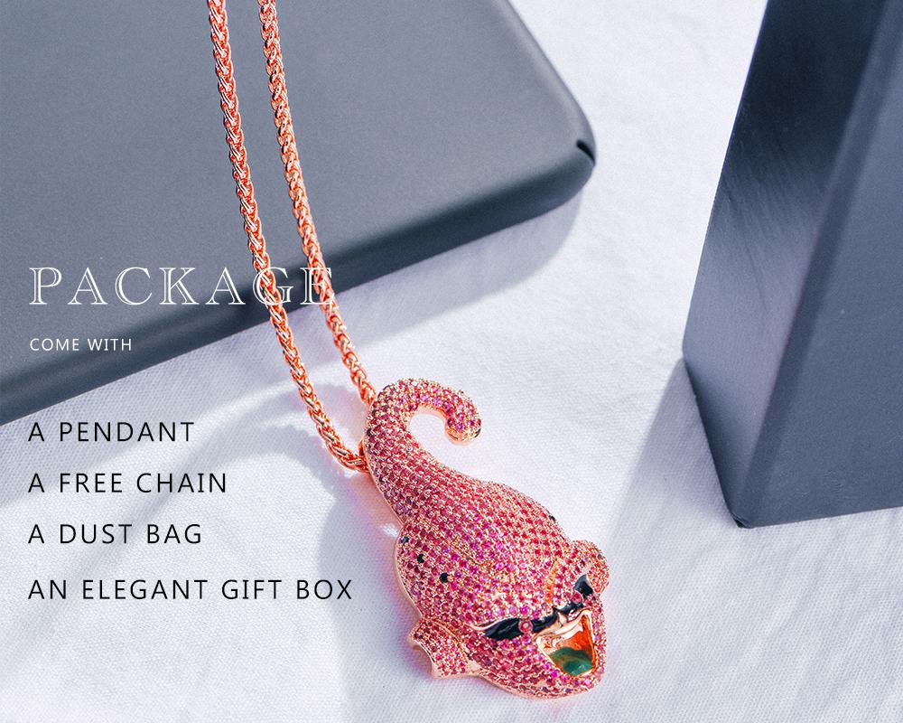 Rose Gold Kid Buu Pendant - Jeupeter