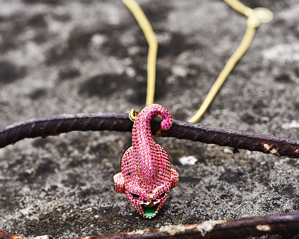 Rose Gold Kid Buu Pendant - Jeupeter
