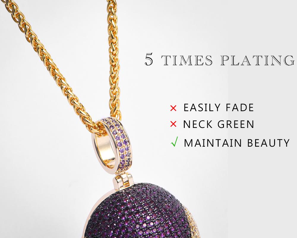 14K Gold Iced Frieza Pendant - Jeupeter