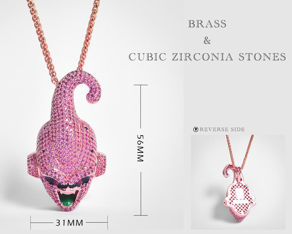 Rose Gold Kid Buu Pendant - Jeupeter