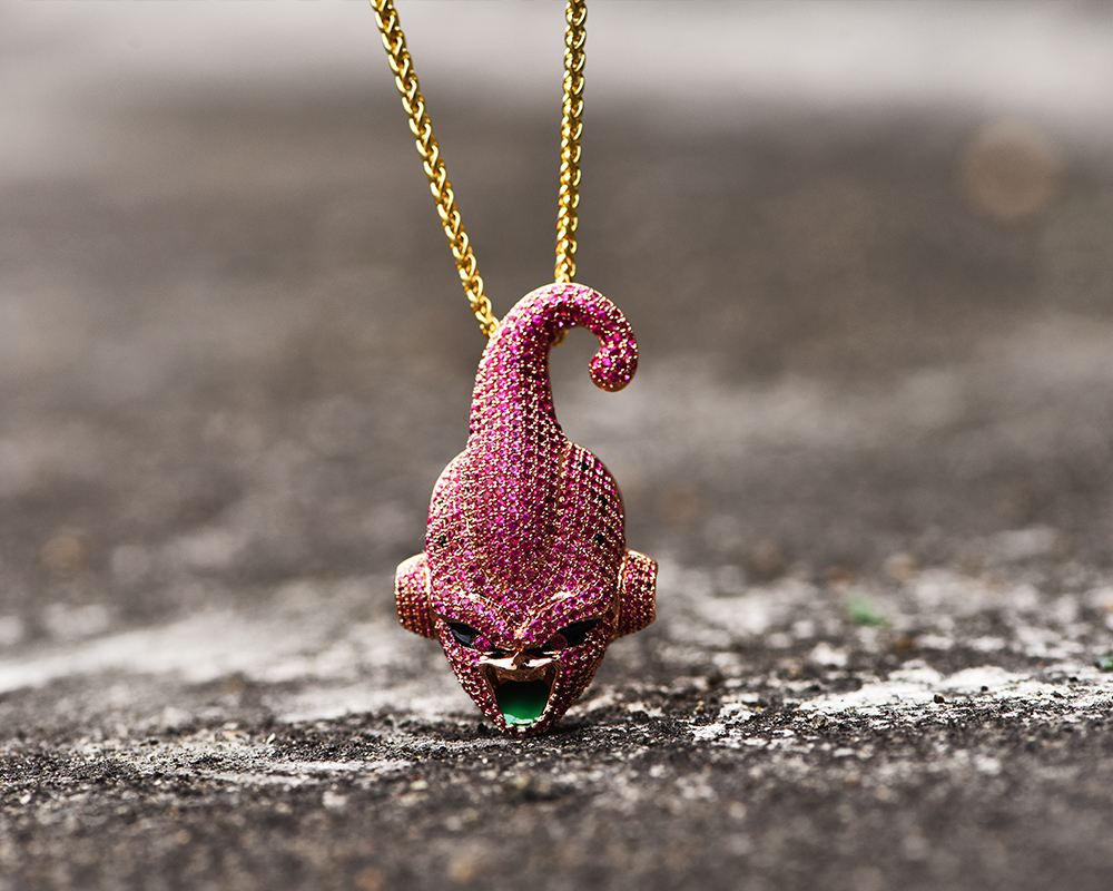 Rose Gold Kid Buu Pendant - Jeupeter