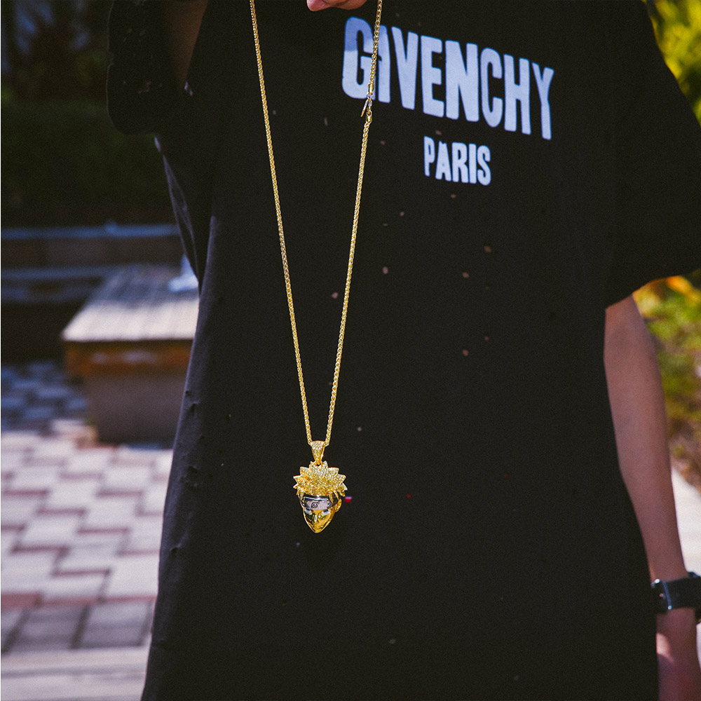 14K Gold Iced Pendant - Jeupeter