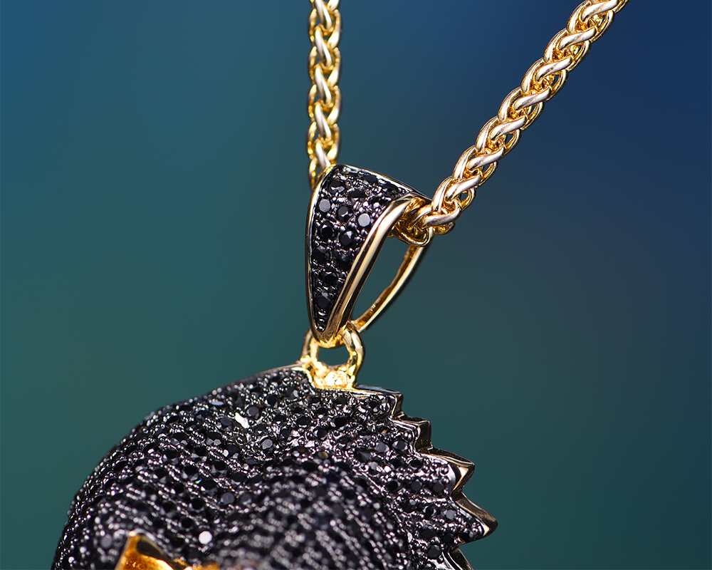 14K Gold Iced Pendant - Jeupeter